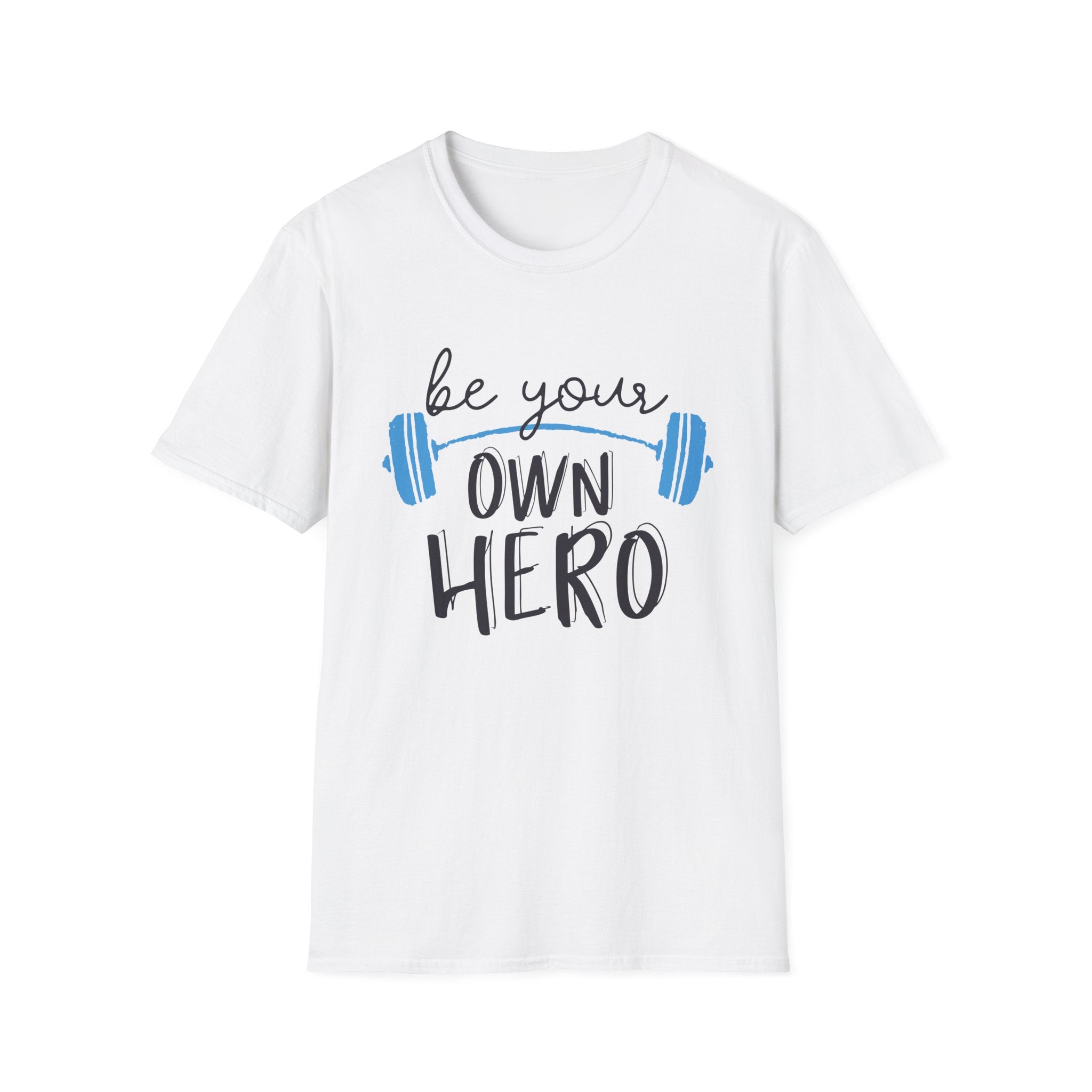 Motivational Unisex T-Shirt - "Be Your Own Hero" - Casual Gift, Positive Vibes, Everyday Wear, Friendly Apparel